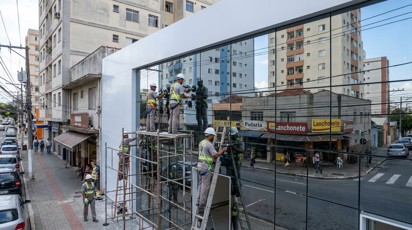 Fechamentos em Vidro na Estância Velha, Canoas‑RS