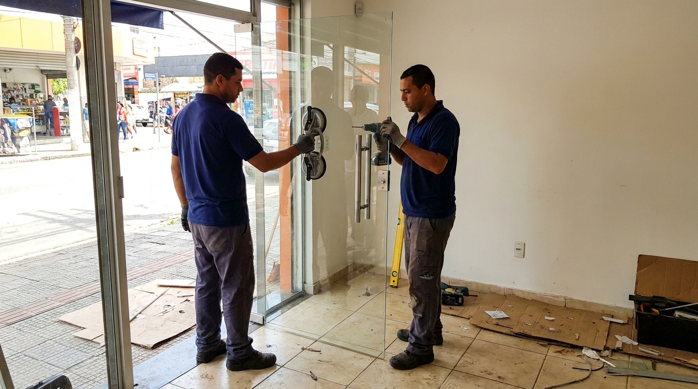 Portas em Vidro na Estância Velha, Canoas‑RS
